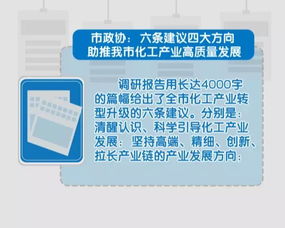 六條建議四大方向 市政協(xié)建言助推我市化工新材料產(chǎn)業(yè)高質(zhì)量發(fā)展